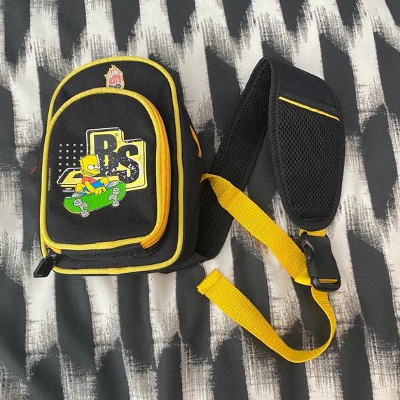 Other Other - Vintage 2007 The simpsons Bart Simpson skate Bart black crossbody bag